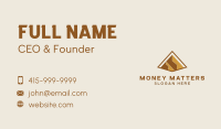 Pyramid Landmark Architect Business Card Image Preview
