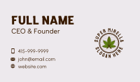 Medicinal Hemp Plant Business Card Image Preview