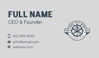 Wrench Plumbing Repairman Business Card Design