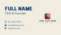 United States Flag Mountain Business Card Image Preview