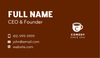 Coffee Mug Lettermark Business Card Image Preview