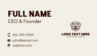 Veterinary Dog Pencil Business Card Image Preview