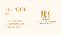 Wheat Farm Hand Business Card Image Preview