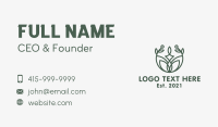 Natural Leaf Candle Business Card Image Preview
