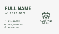 Natural Leaf Candle Business Card Image Preview