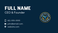 Health Caduceus Shield Business Card Preview