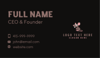 Cute Pest Rat Business Card Image Preview