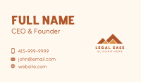 Outdoor Mountain Valley  Business Card Image Preview