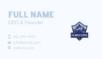 Adventure Mountain Shield Business Card Image Preview