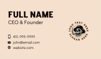 Skull Smoking Tobacco Business Card Image Preview