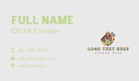 Wood Lumberjack  Axe Business Card Preview