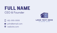 Violet Freight Container Business Card Design