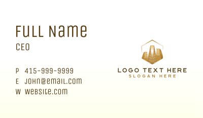 Highrise Commercial Building Business Card Image Preview