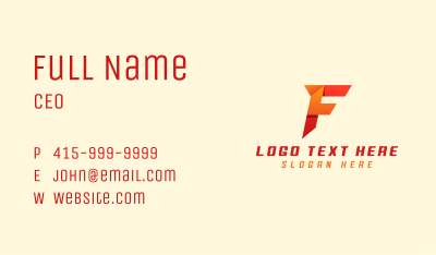 Advertising Modern Startup Business Card Image Preview