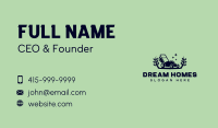 Lawn Mower Gardening Business Card Design