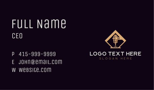Laser Fabrication Engraving Business Card Design Image Preview