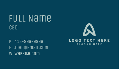 Generic Firm Letter A Business Card Image Preview