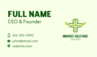 Green Herbal Medicine  Business Card Image Preview