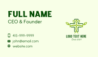 Green Herbal Medicine  Business Card Image Preview