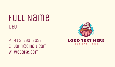  Cupcake Pastry Bakery Business Card Image Preview