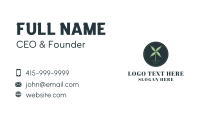 Natural Leaf Windmill  Business Card Design