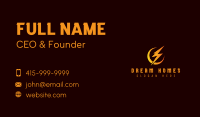 Bolt Power Lightning Business Card Image Preview