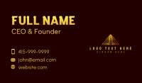 Premium Pyramid Marketing Business Card Preview