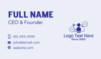 Chat Support Agent  Business Card Design