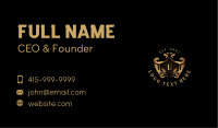 Luxurious Ornament Hotel Business Card Image Preview