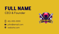 Varsity Baseball Wreath Business Card Preview