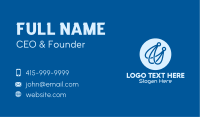 Blue Circuit Tech Company Business Card Image Preview