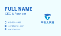 Water Shield Sanitizer Business Card Image Preview