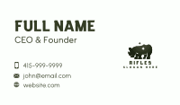 Rhinoceros Wildlife Animal Business Card Image Preview