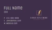 Quill Feather Publishing Business Card Image Preview