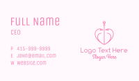 Heart Hook Anchor  Business Card Image Preview