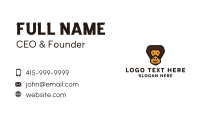 Smiling Gorilla Cartoon Business Card Image Preview