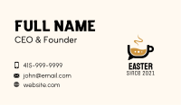 Coffee Chat Bubble  Business Card Image Preview