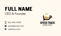 Coffee Chat Bubble  Business Card Image Preview