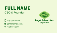 Natural Herb Plant  Business Card Image Preview