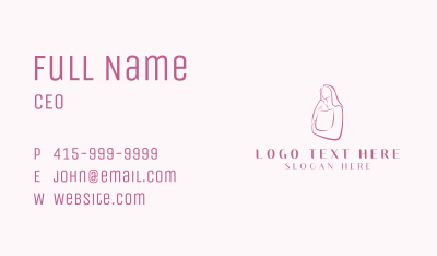 Parenting Mother Infant Business Card Image Preview