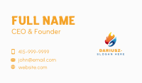 Fire Ice Blaze Business Card Image Preview