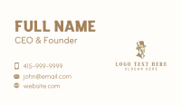 Gentleman Fasion Top Hat Business Card Preview