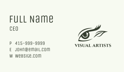 Cosmetic Eye Makeup Business Card Image Preview