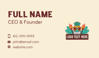 Hawaiian Tiki Torch Business Card Image Preview