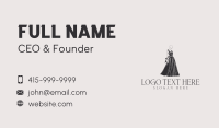 Couture Gown Fashion Business Card Preview