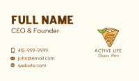 Healthy Vegan Crepe Business Card Image Preview