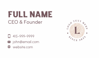 Natural Beauty Boutique Business Card Image Preview
