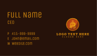 Spartan Helmet Shield Business Card Image Preview