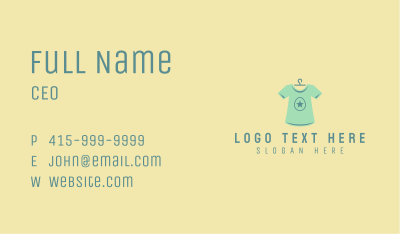 Shirt Hanger Printing Business Card Image Preview