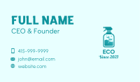 Eco Spray Cleaning Business Card Image Preview